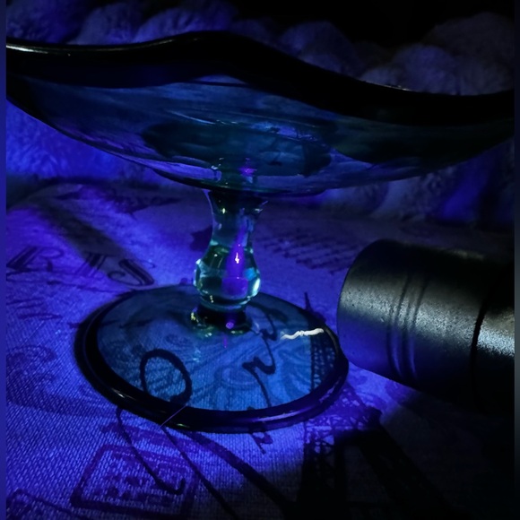 Vintage Green Depression Glass Compote Dish✨ - Picture 3 of 13